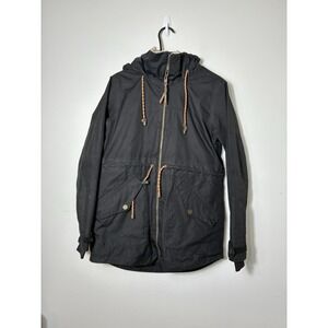 burton dryride jacket Women's M Black Sinched Waist‎ Ski Mid Length Casual